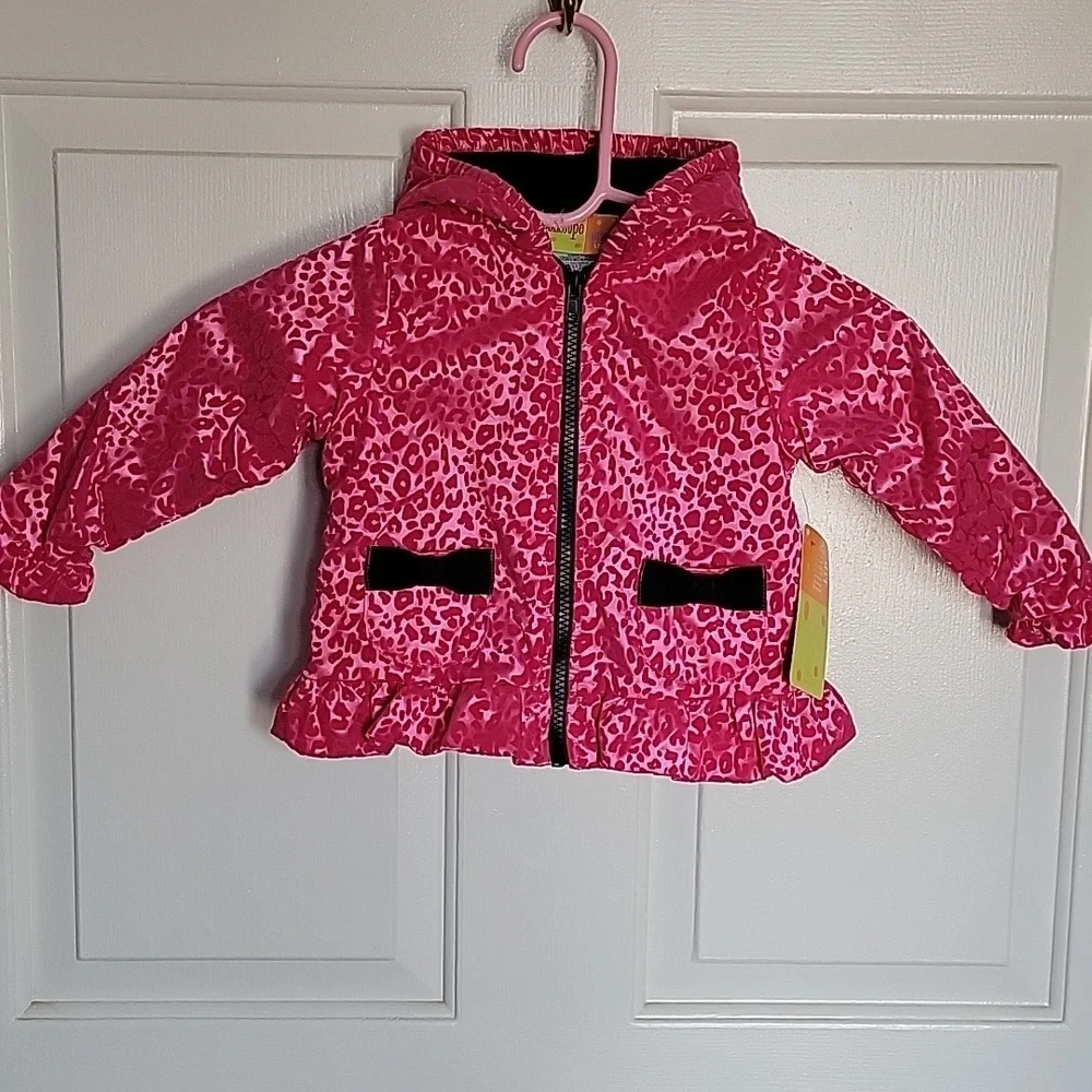 Girls, pink, Penelope Mack NWT, 18 months, hooded jacket.
